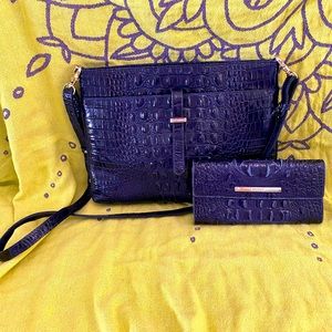 Brahmin cross body and wallet
